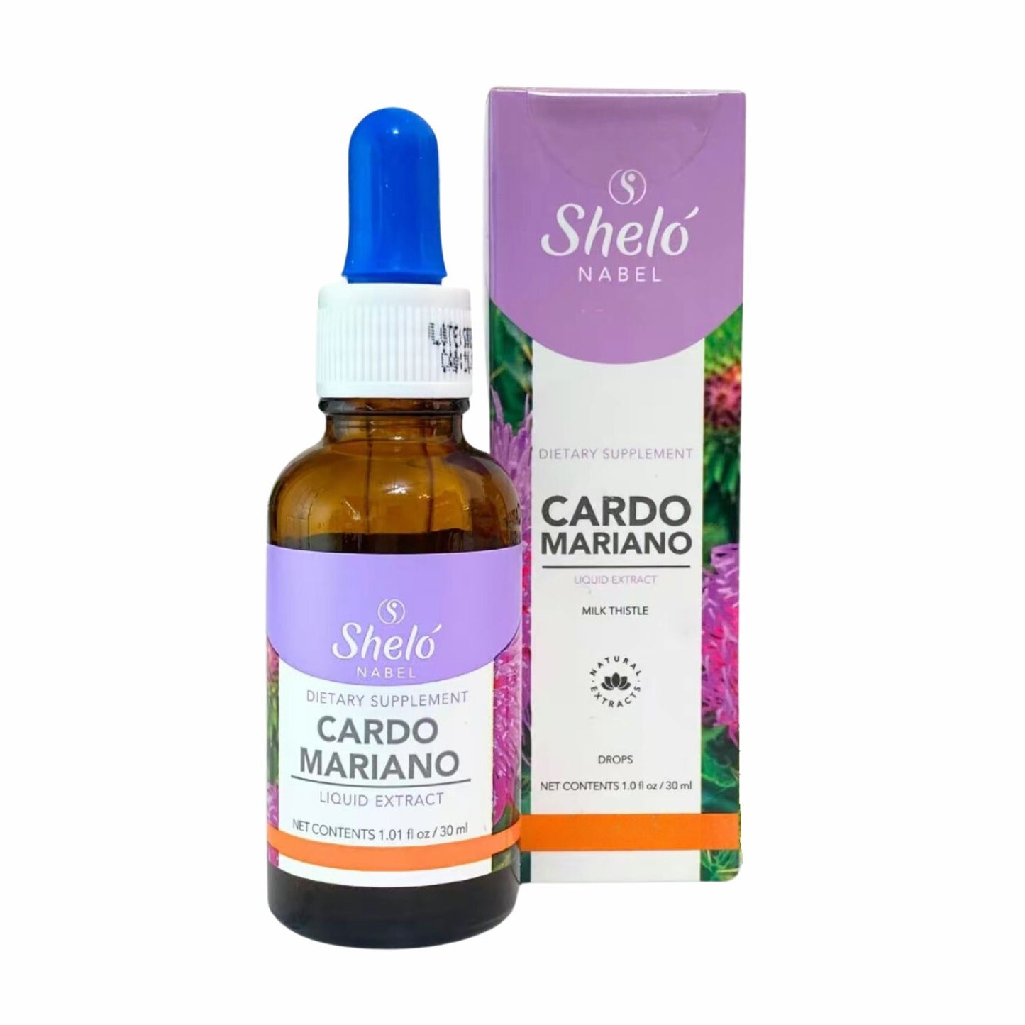 Milk Thistle Liver Cleanser Liquid Herbal Extract / Cardo Mariano Extracto Líquido Shelo NABEL USA