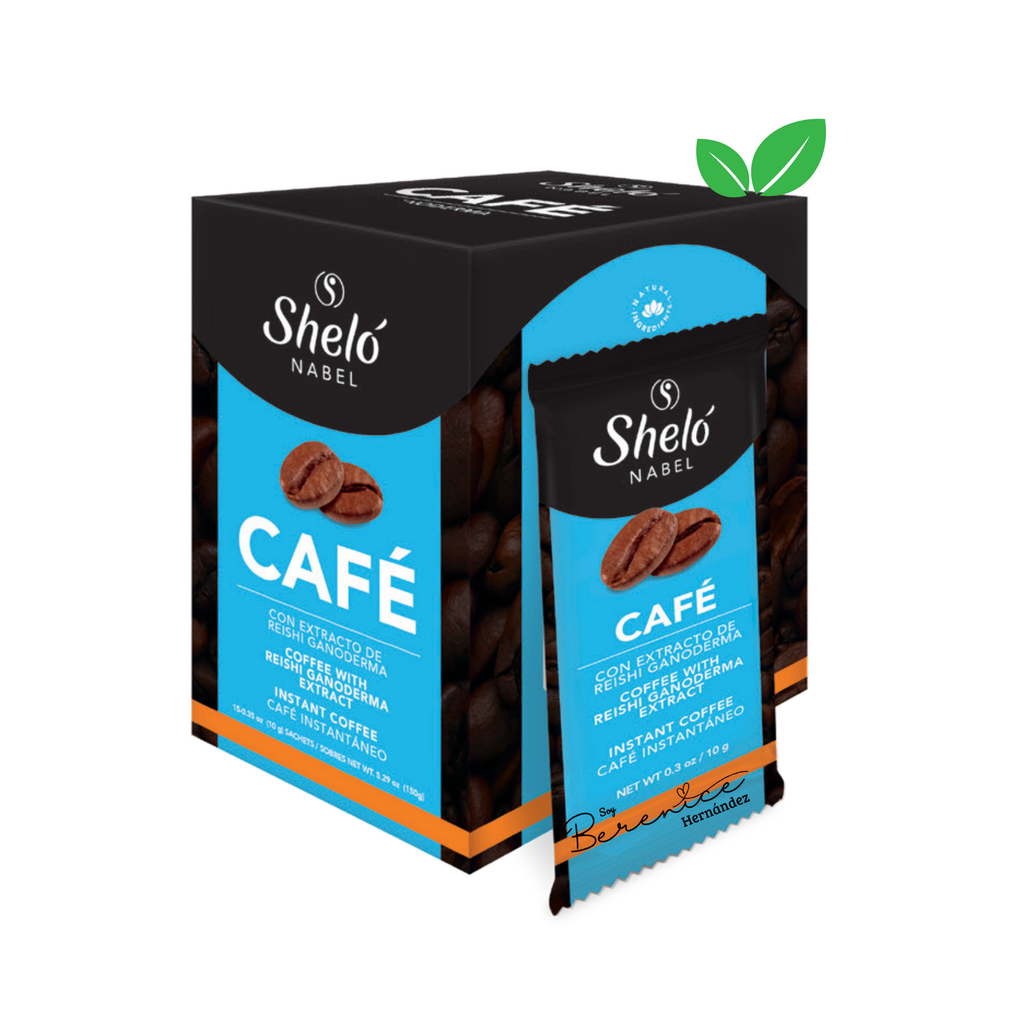 cafe con ganoderma caja con 15 sobres